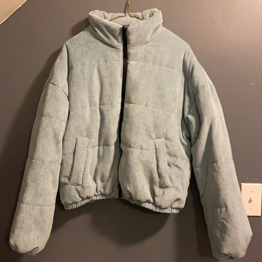 Blue Wild fable puffy jacket.